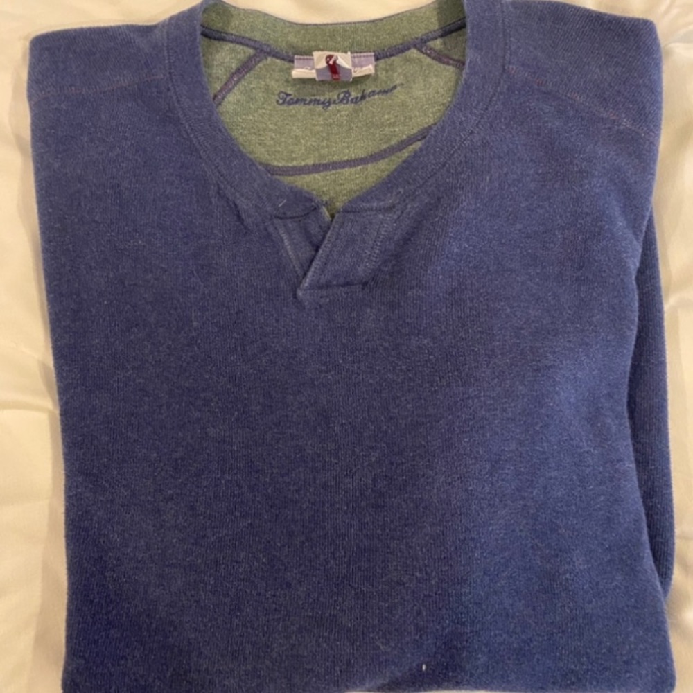 Men’s Tommy Bahama reversible pullover
